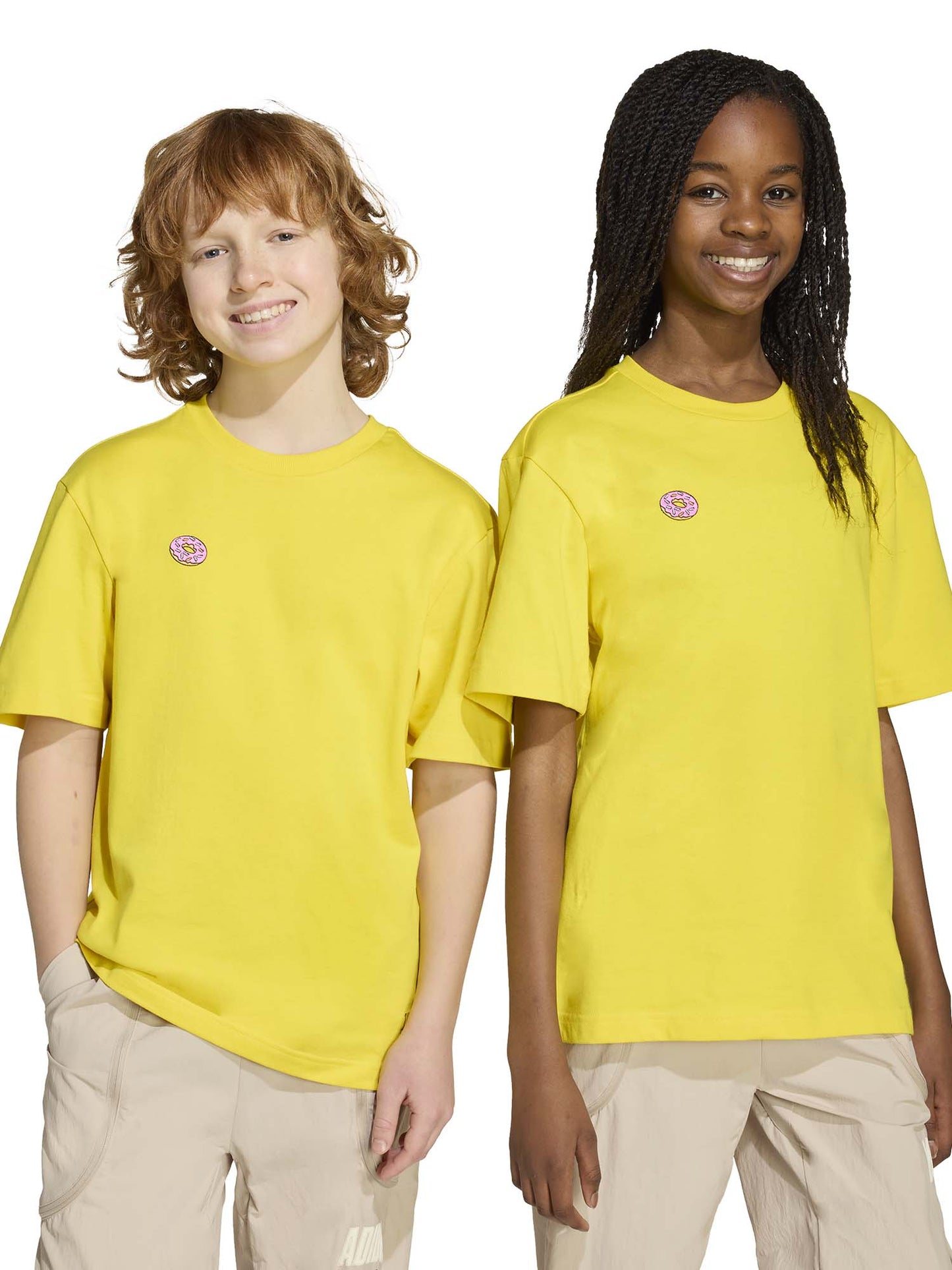 T-SHIRT GRAFICA THE SIMPSONS ADIDAS RAGAZZI UNISEX GIALLO