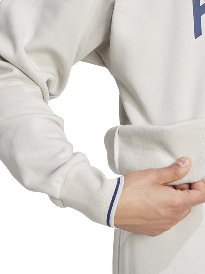 FELPA GIROCOLLO ADIDAS DA UOMO SABBIA