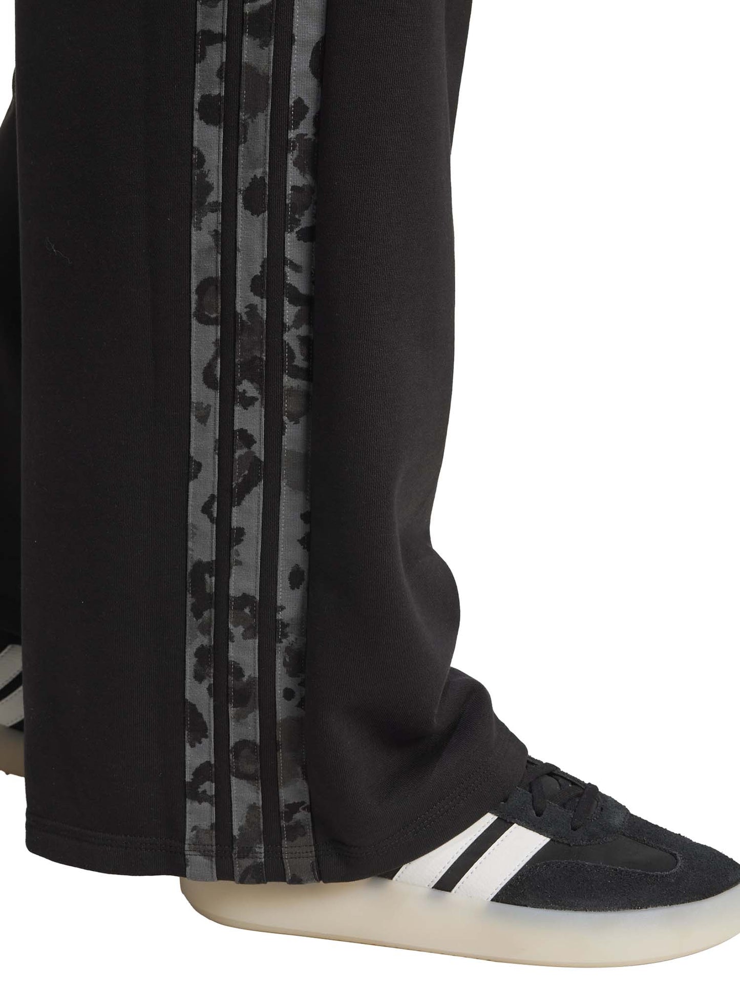 PANTALONE STAMPA ANIMALIER ADIDAS DA DONNA NERO
