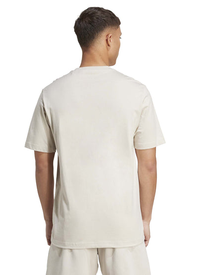 T-SHIRT COLLEGE ADIDAS UOMO SABBIA