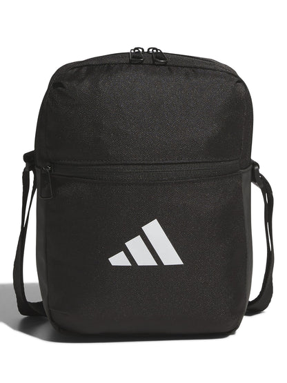 Borsa tracolla Organizer Essentials, compatta e sportiva nera da uomo