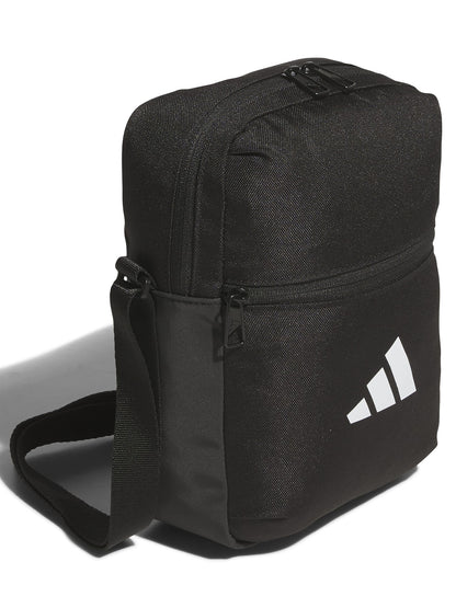 Borsa tracolla Organizer Essentials, compatta e sportiva nera da uomo