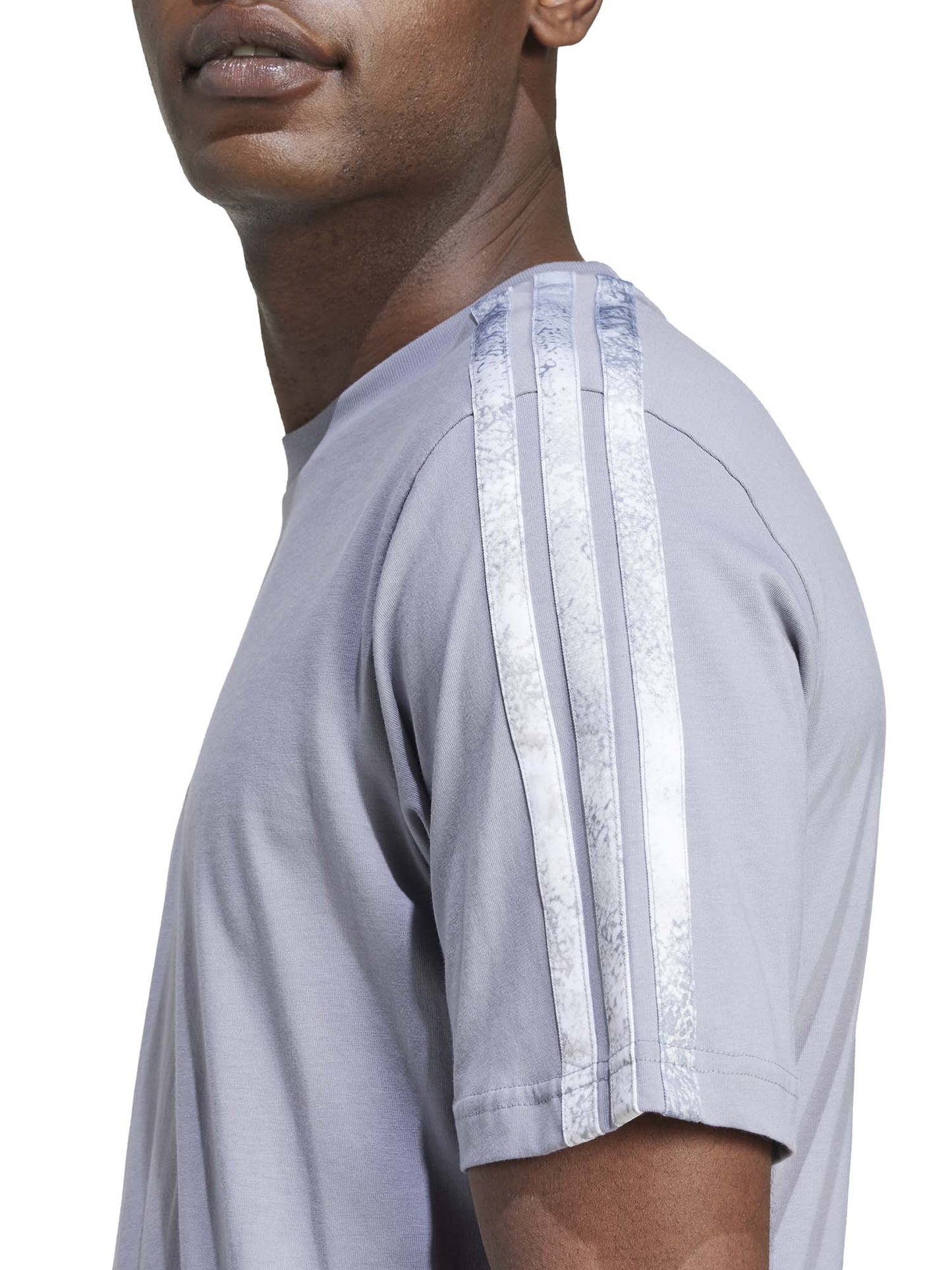 T-SHIRT COLOURBLOCK ADIDAS UOMO ANTRACITE