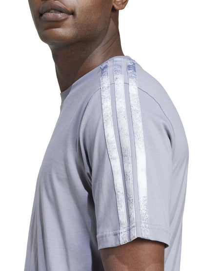 T-SHIRT COLOURBLOCK ADIDAS UOMO ANTRACITE