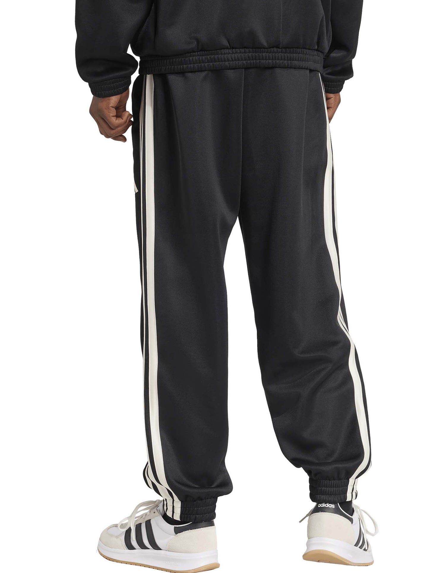 PANTALONE STADIUM ALLENAMENTO ADIDAS UOMO NERO BIANCO
