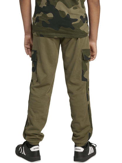 PANTALONI CARGO ESSENTIALS ADIDAS BAMBINI OLIVA