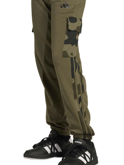 PANTALONI CARGO ESSENTIALS ADIDAS BAMBINI OLIVA