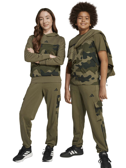 PANTALONI CARGO ESSENTIALS ADIDAS BAMBINI OLIVA