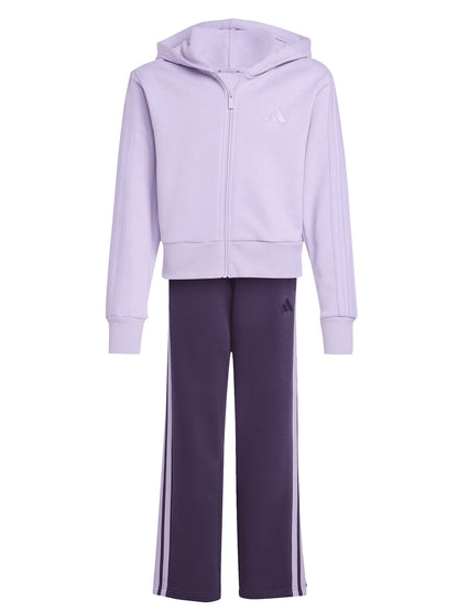 TUTA FELPATA ADIDAS BAMBINA LILLA