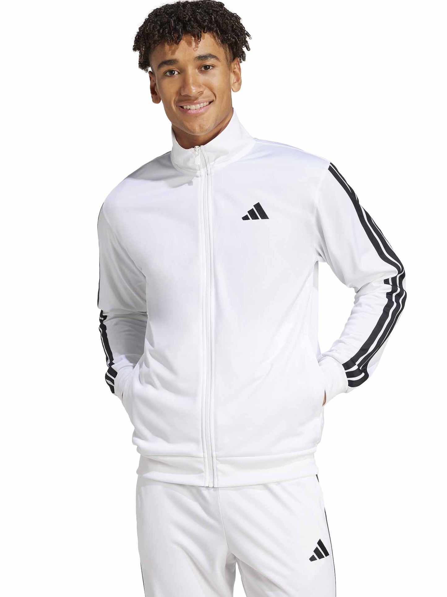 FELPA TRICOT FULZIP ADIDAS UOMO BIANCO