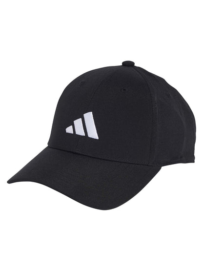 Cappellino da baseball Adidas nero con logo ricamato uomo
