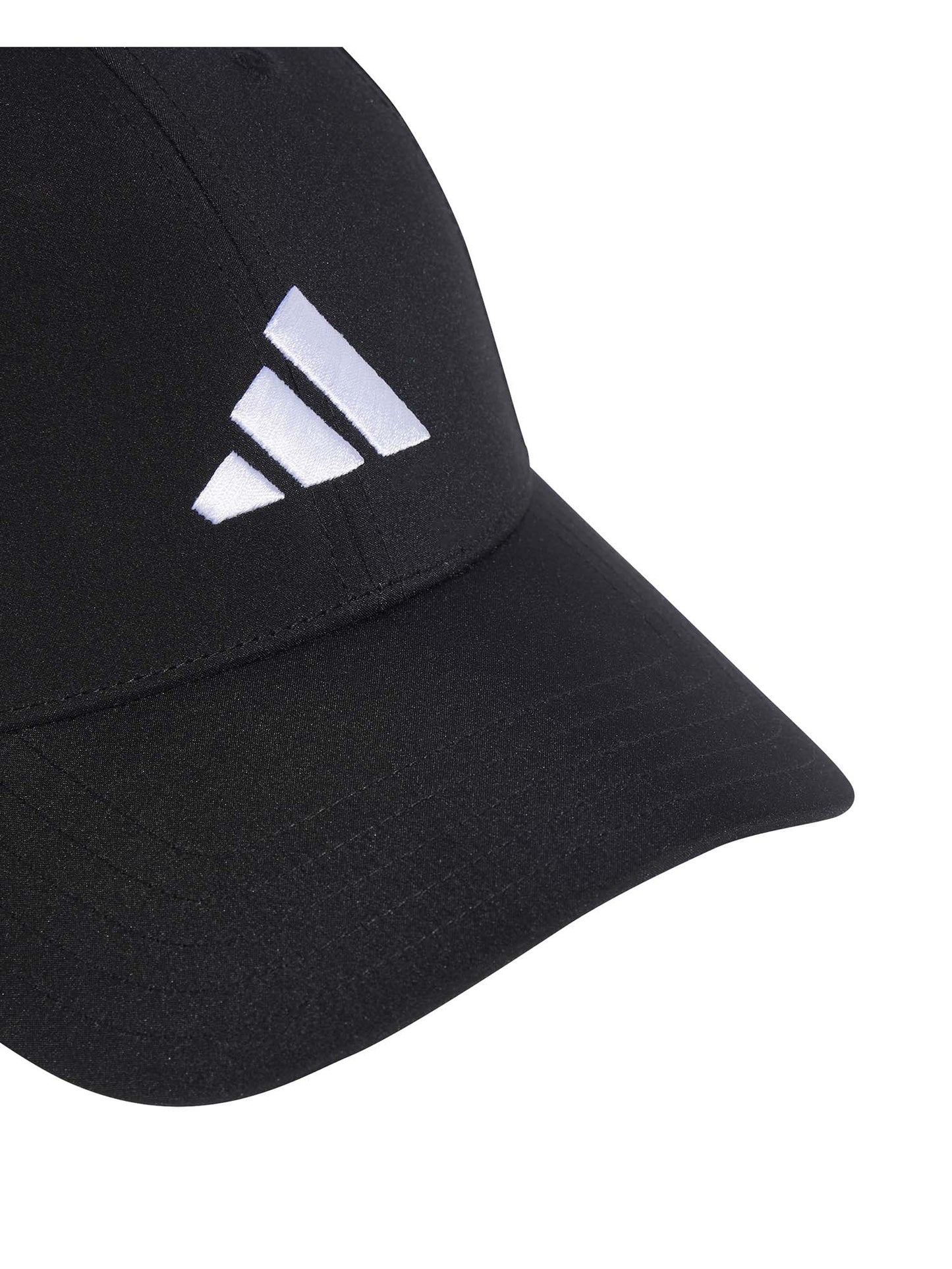 Cappellino da baseball Adidas nero con logo ricamato uomo