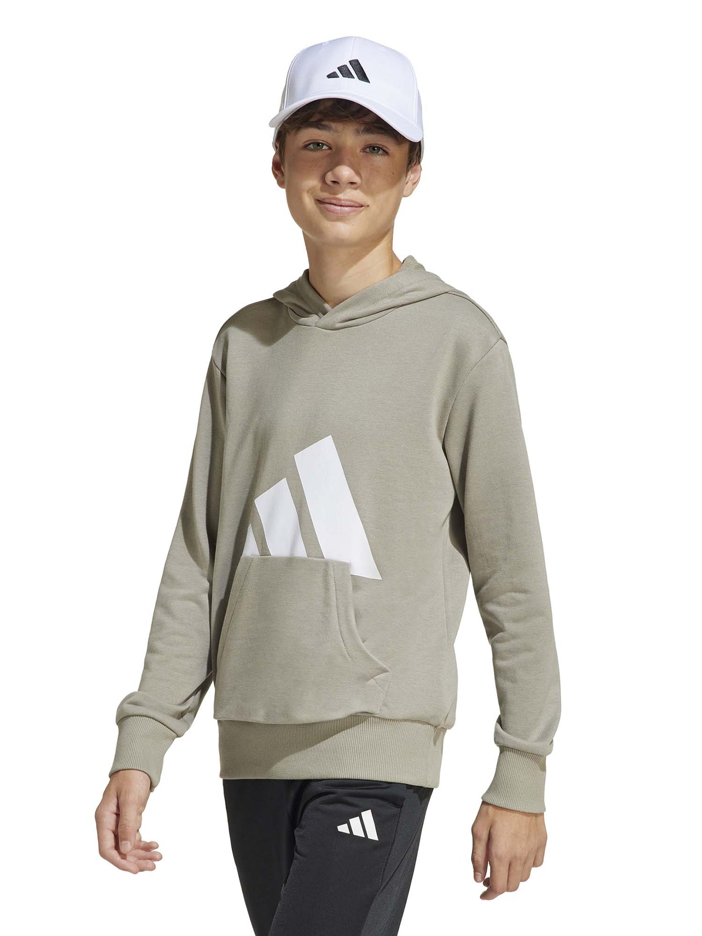 Cappello bianco con visiera Adidas da uomo per uso sportivo