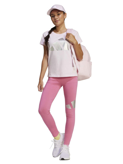 Cappello da baseball Adidas rosa con logo ricamato da donna