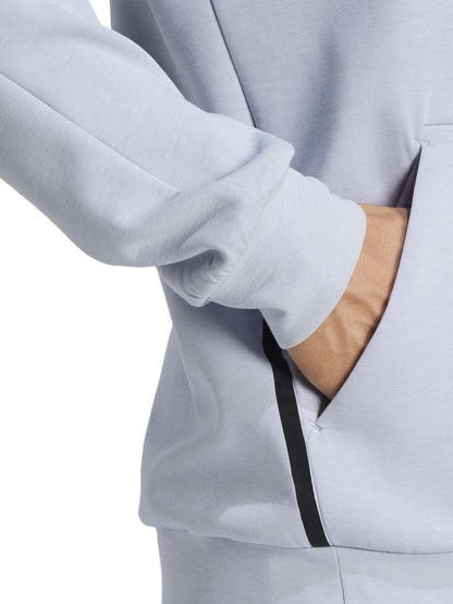 FELPA CON CAPPUCCIO DESIGNED FOR TRAINING ADIDAS UOMO GRIGIO