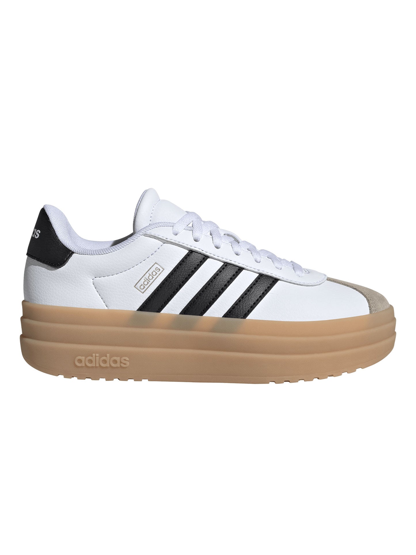 Sneakers Adidas VL Court Bold J bimbo/a bianca con platform