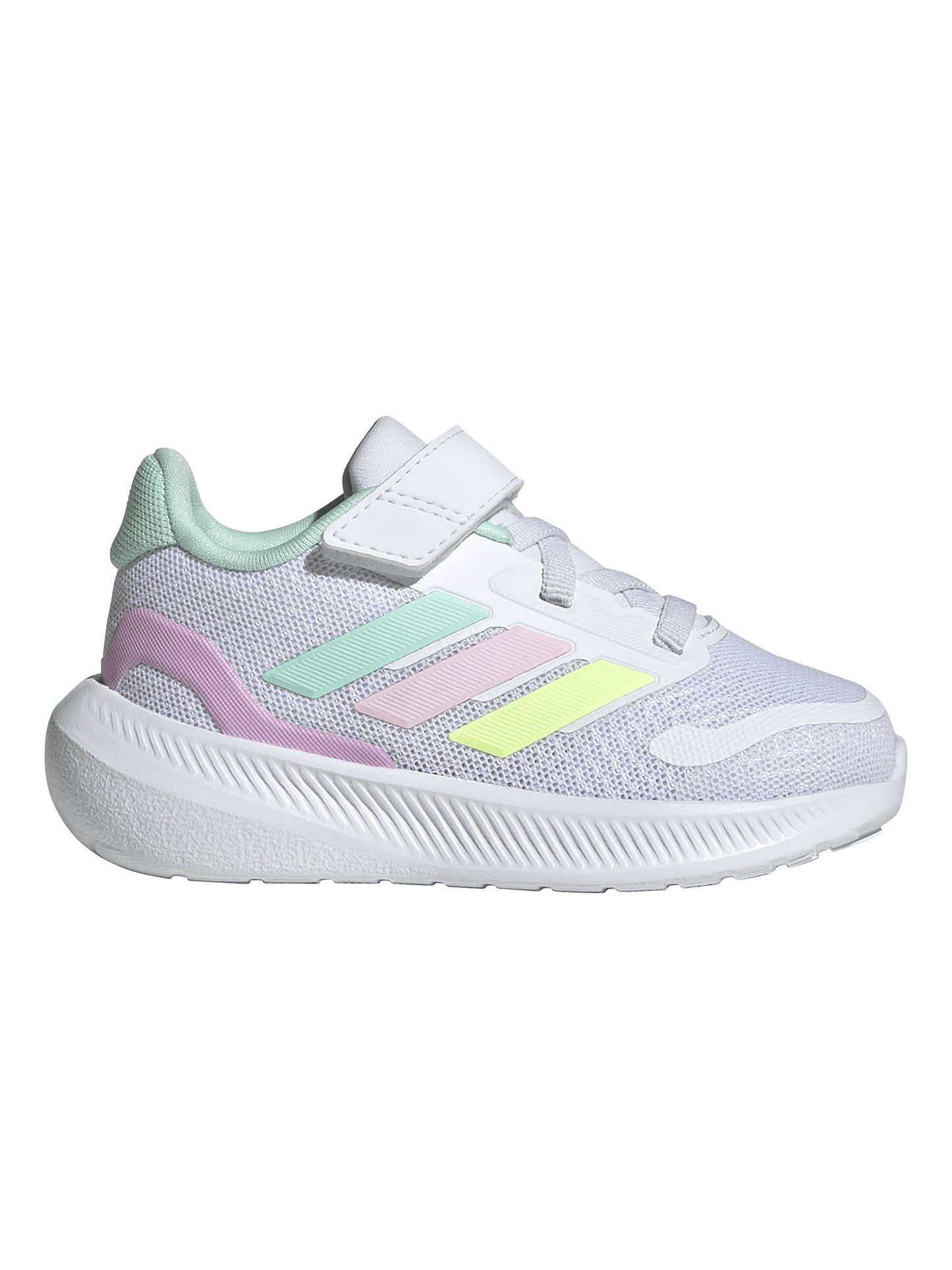 Adidas Runfalcon 5, scarpa running bianca per bambina