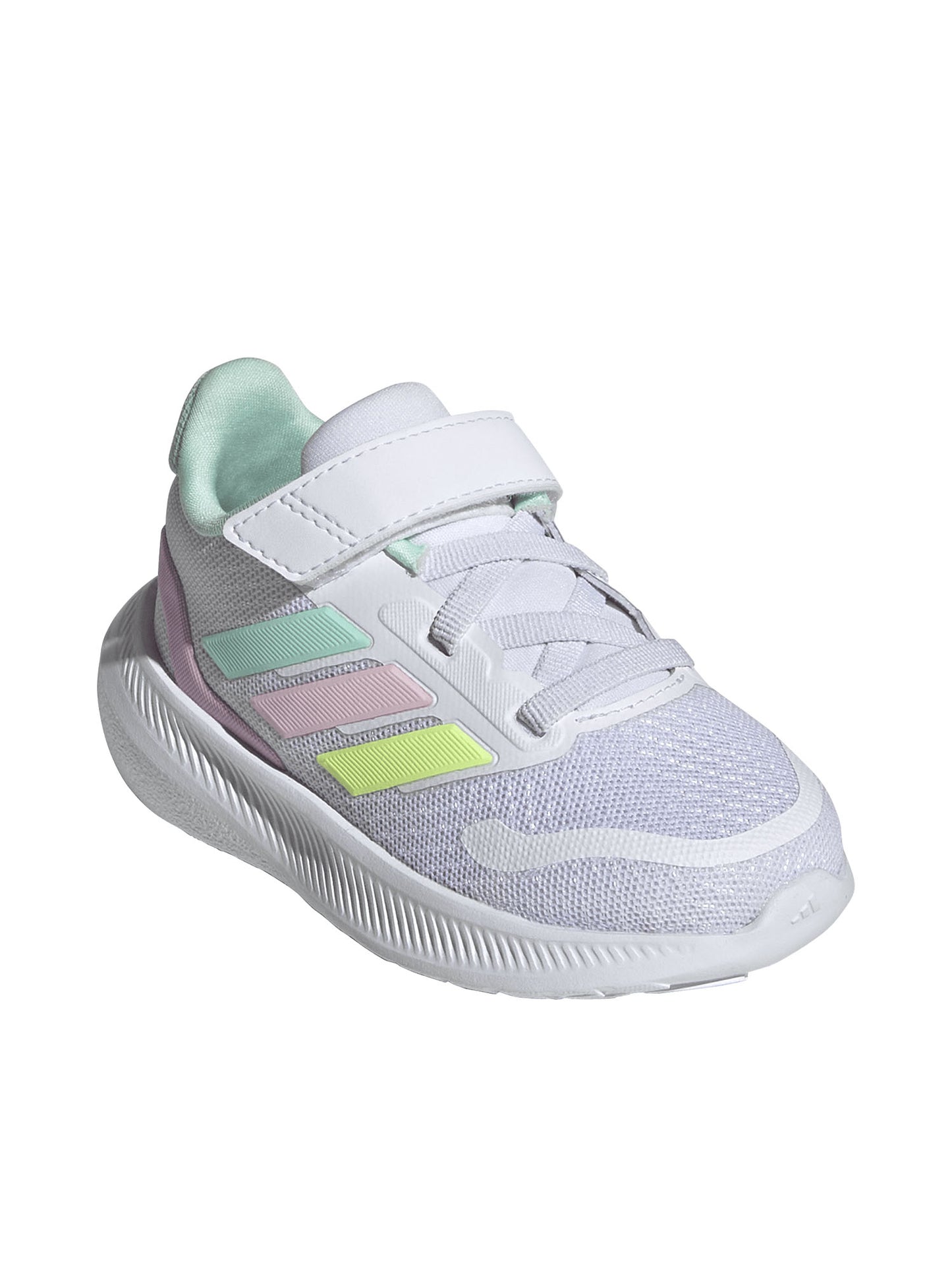 Adidas Runfalcon 5, scarpa running bianca per bambina