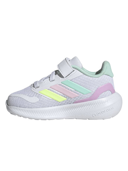 Adidas Runfalcon 5, scarpa running bianca per bambina