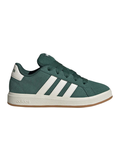 Sneakers Adidas Grand Court bimbo/a junior verdi, ispirate allo stile skate