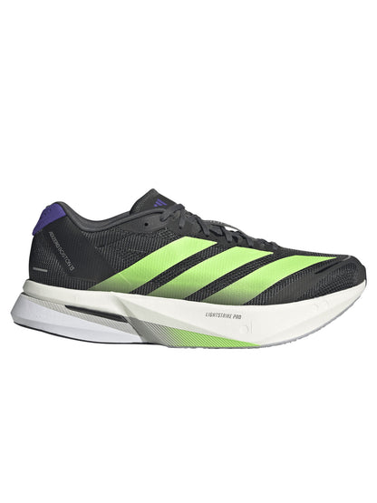Adidas Adizero Boston 13, scarpa running uomo nera leggera e reattiva