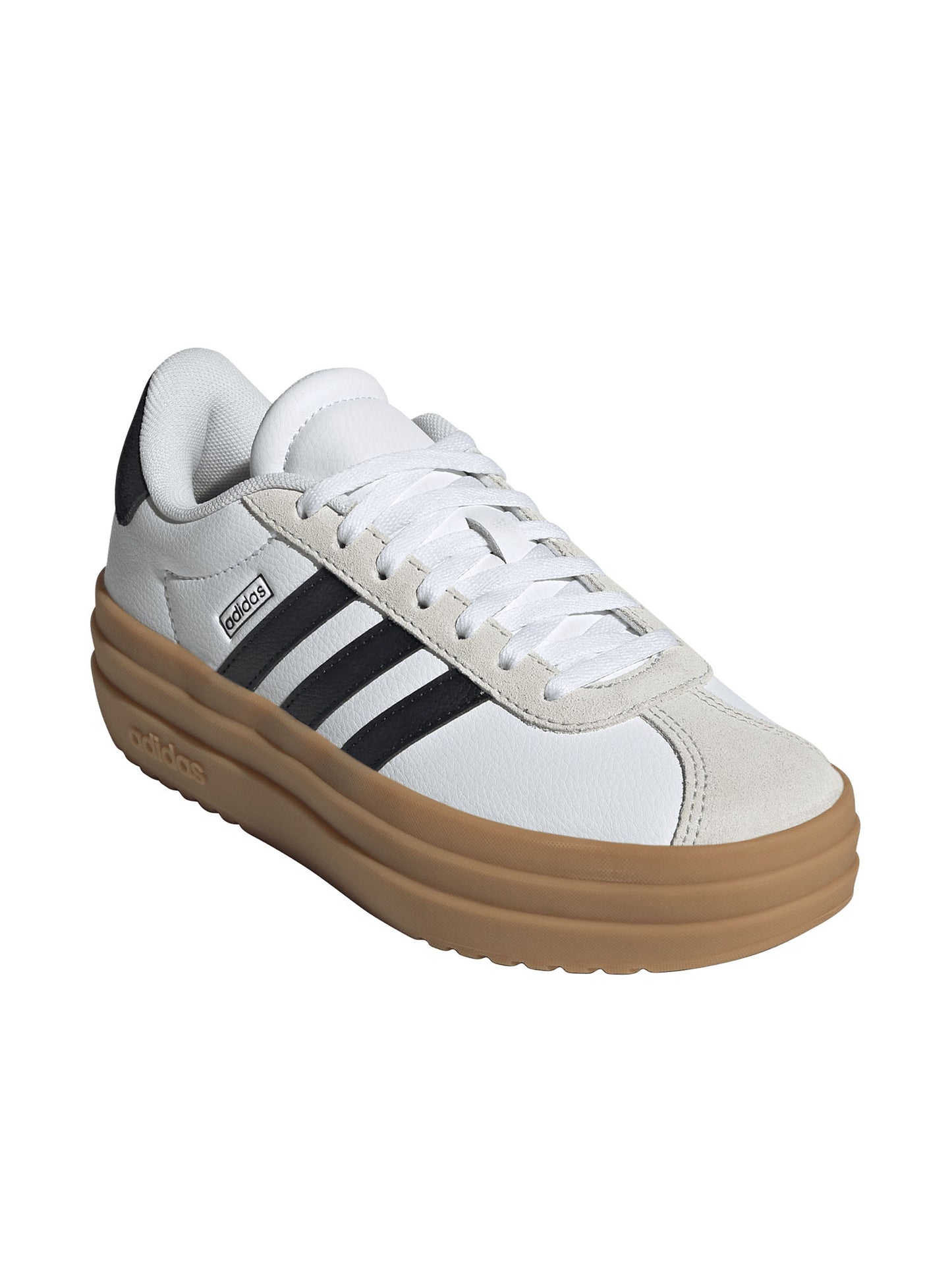 SNEAKERS VL COURT BOLD ADIDAS JUNIOR UNISEX BIANCO-NERO
