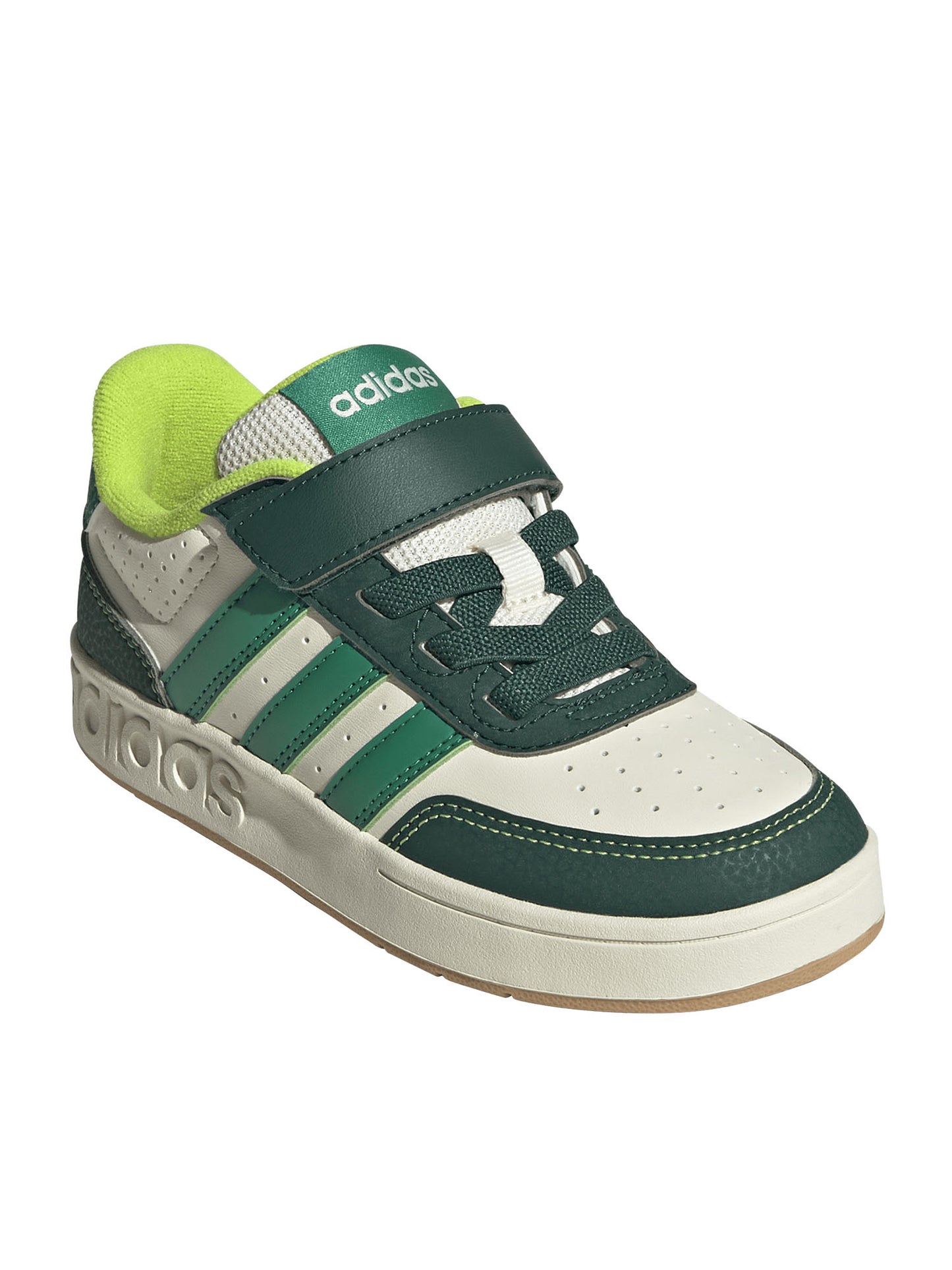 SNEAKERS BREAKBASE ADIDAS BAMBINO BIANCO VERDE