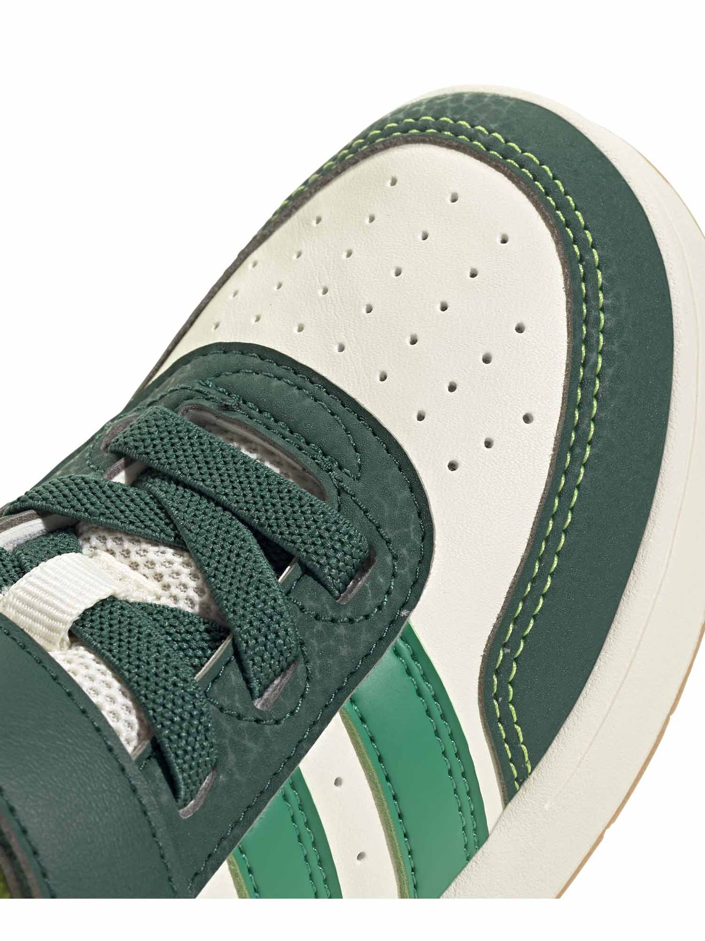 SNEAKERS BREAKBASE ADIDAS BAMBINO BIANCO VERDE