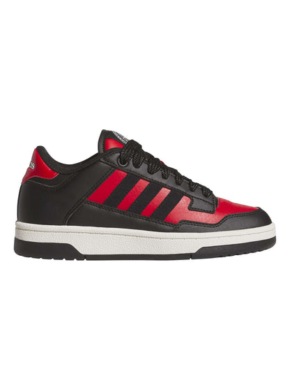 SNEAKERS RAPID COURT LOW ADIDAS JUNIOR NERO ROSSO
