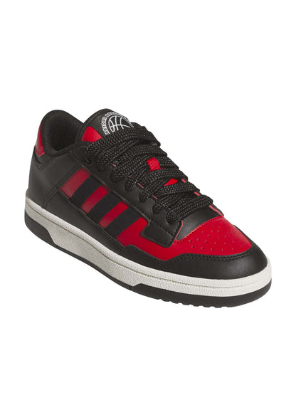 SNEAKERS RAPID COURT LOW ADIDAS JUNIOR NERO ROSSO