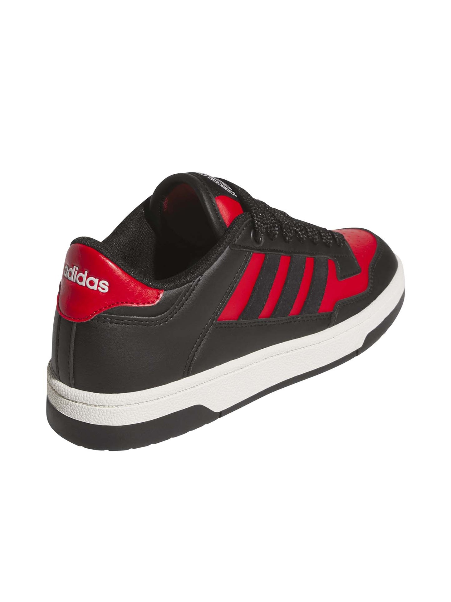 SNEAKERS RAPID COURT LOW ADIDAS JUNIOR NERO ROSSO