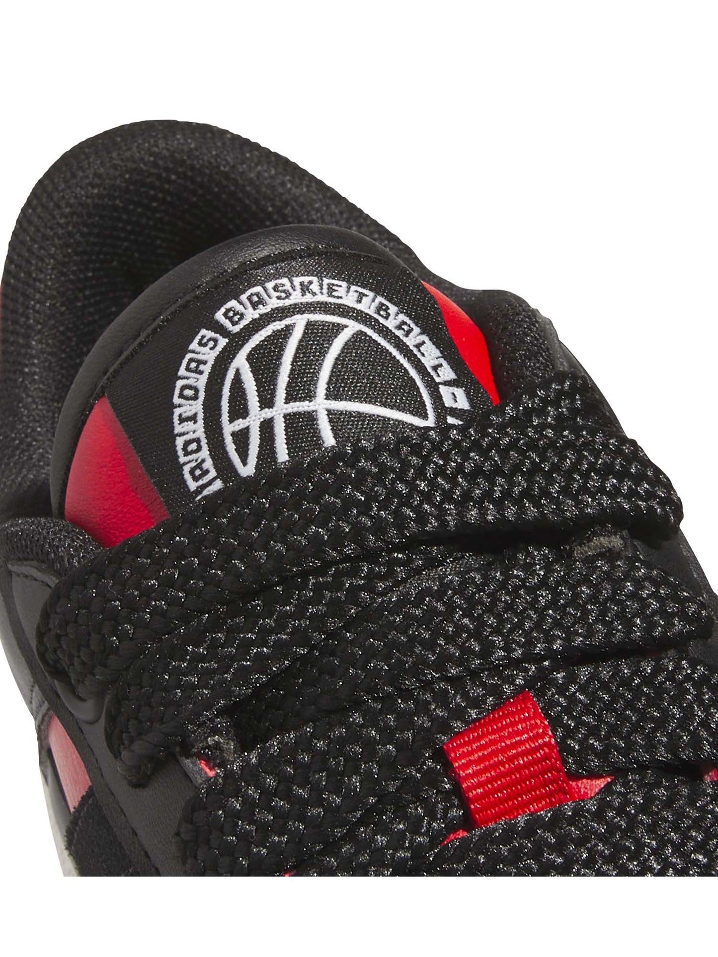 SNEAKERS RAPID COURT LOW ADIDAS JUNIOR NERO ROSSO