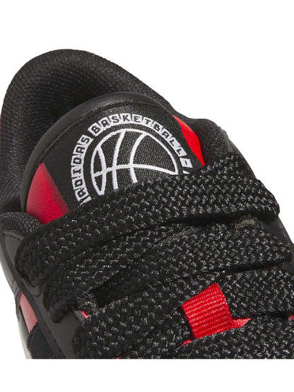 SNEAKERS RAPID COURT LOW ADIDAS JUNIOR NERO ROSSO