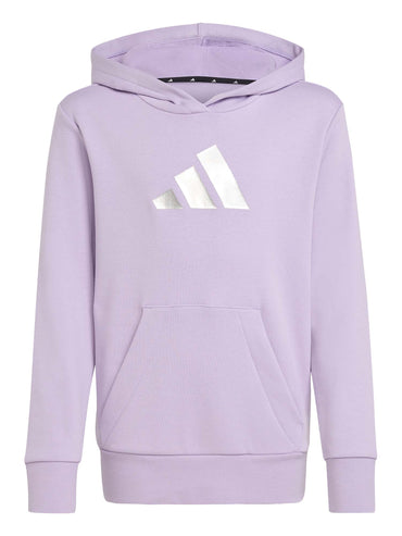 FELPA CON CAPPUCCIO ADIDAS DA BAMBINA LILLA