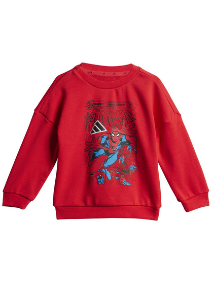 TUTA SPIDERMAN MARVEL ADIDAS BAMBINO ROSSO