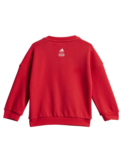TUTA SPIDERMAN MARVEL ADIDAS BAMBINO ROSSO