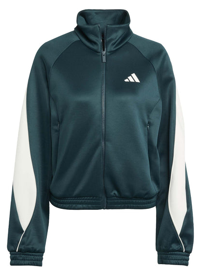 FELPA CON ZIP STADIUM ADIDAS DONNA VERDONE
