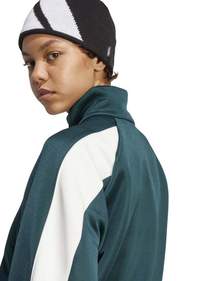 FELPA CON ZIP STADIUM ADIDAS DONNA VERDONE