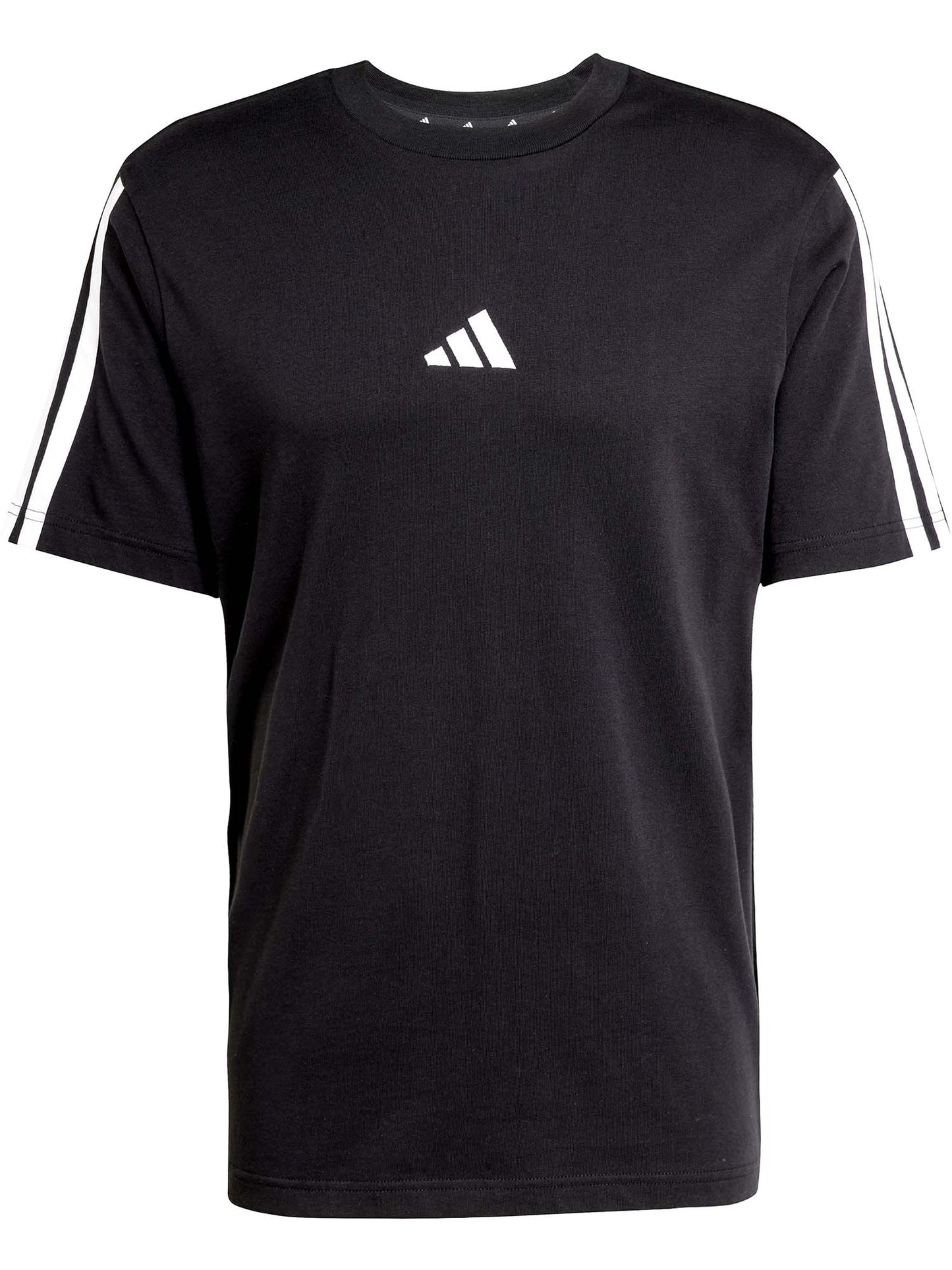 T-SHIRT ESSENTIALS ADIDAS UOMO NERO BIANCO