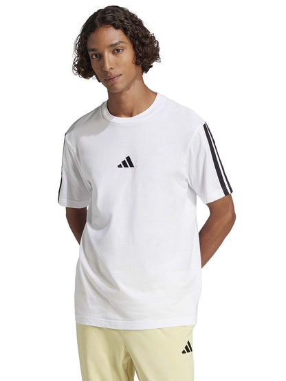 T-SHIRT ESSENTIALS ADIDAS UOMO BIANCO NERO