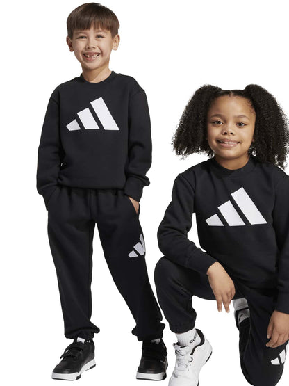 Adidas Essentials Joggers Set, tuta Unisex bambino nera