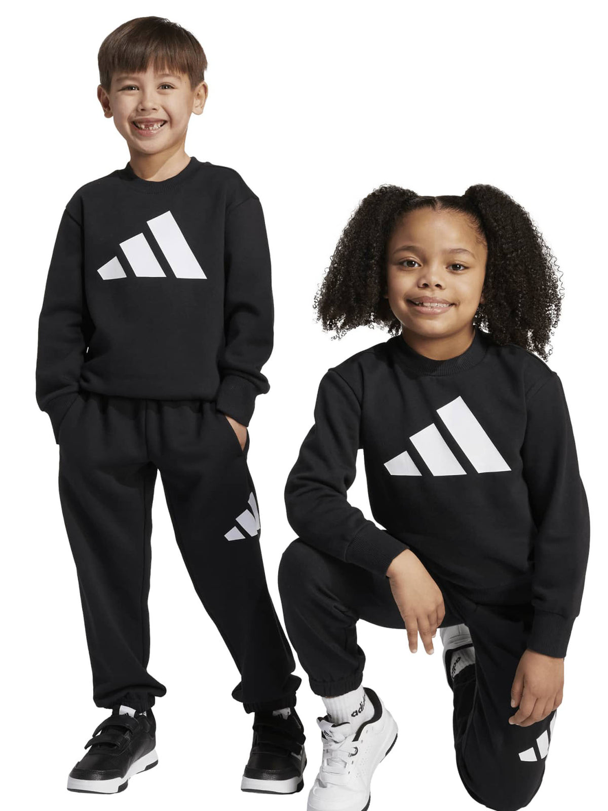 Adidas lk tuta fl da bambino/a nero