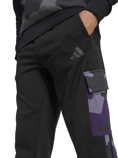 PANTALONE SPORTIVO ADIDAS BAMBINI NERO