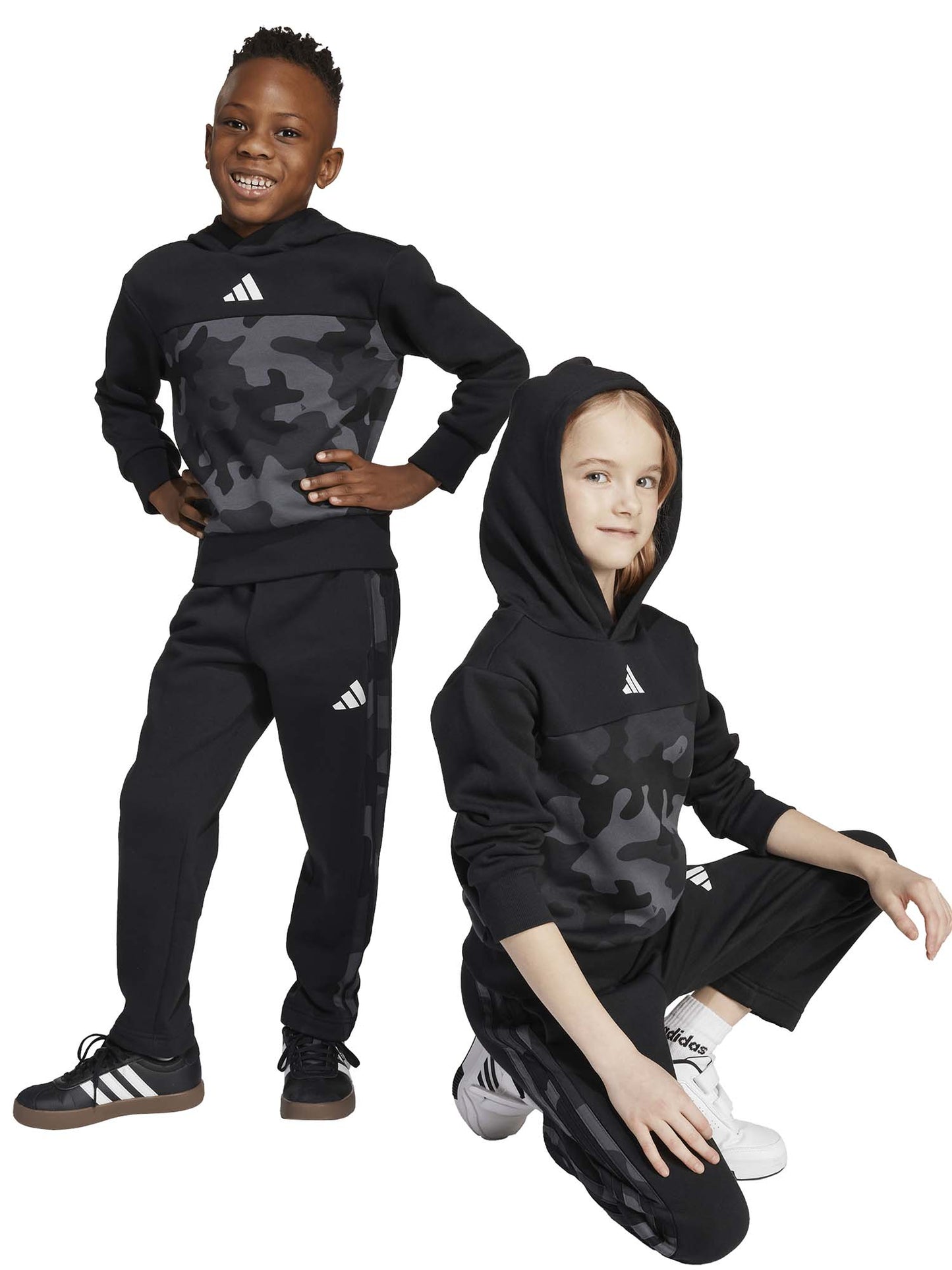 TUTA MIMETICA ADIDAS JUNIOR UNISEX NERO