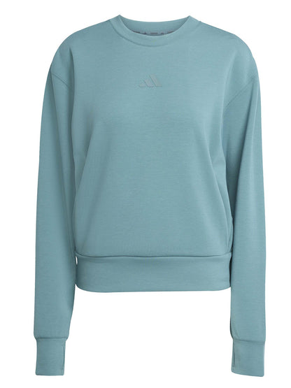 FELPA DESIGNED-FOR-TRAINING WARM-UP ADIDAS DONNA VERDE