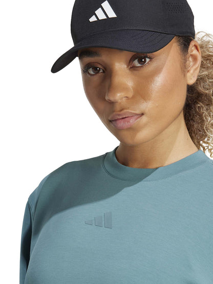 FELPA DESIGNED-FOR-TRAINING WARM-UP ADIDAS DONNA VERDE