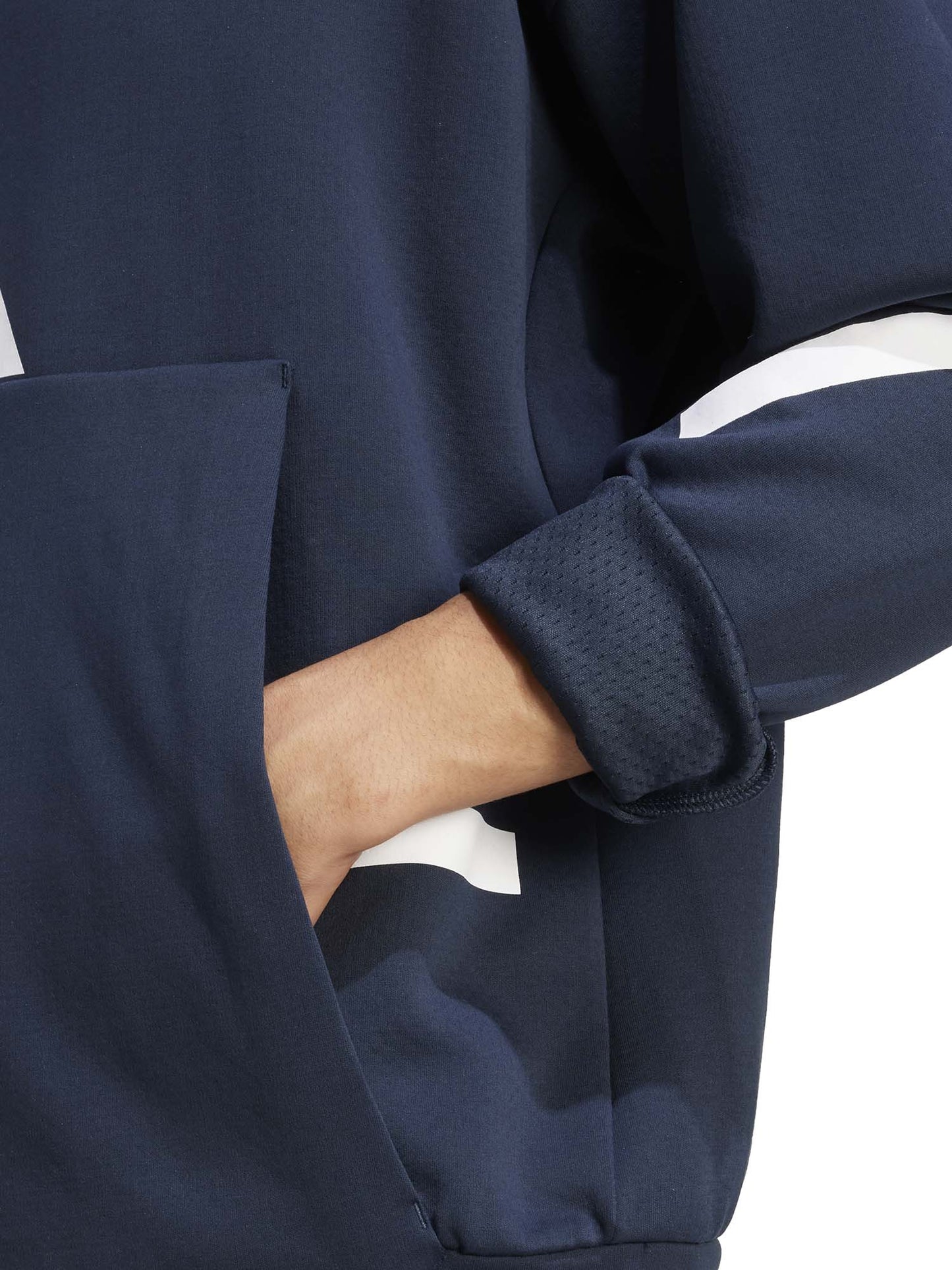 FELPA CON CAPPUCCIO HOODIE Z.N.E.ADIDAS UOMO BLU