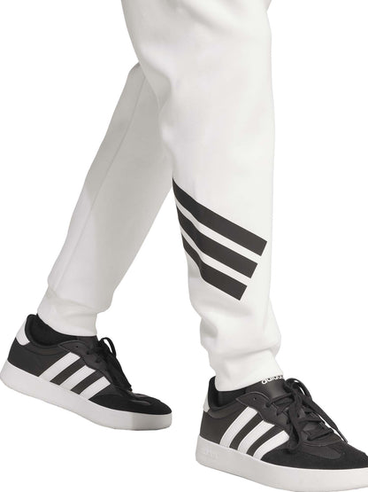 Pantaloni sportivi Adidas Future Icons 3-Stripes da uomo bianchi