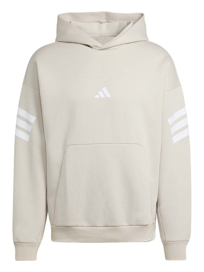 FELPA CON CAPPUCCIO HOODIE FUTURE ICONS ADIDAS UOMO SABBIA