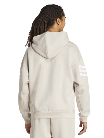 FELPA CON CAPPUCCIO HOODIE FUTURE ICONS ADIDAS UOMO SABBIA